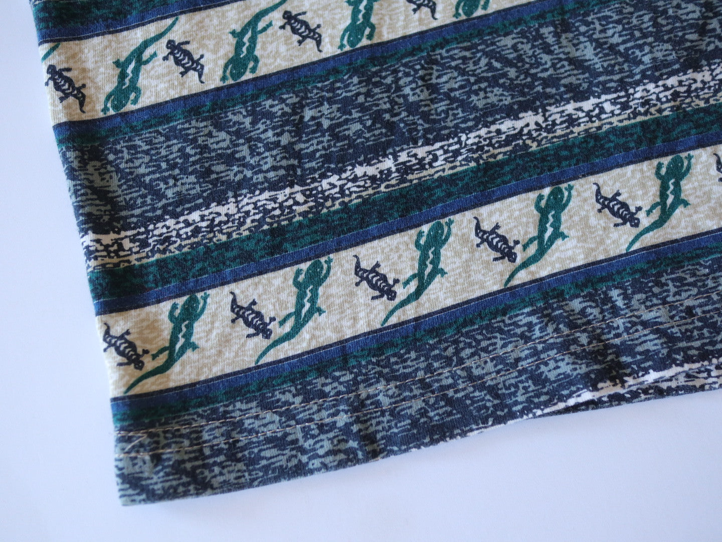 Vintage Lizard Printed T-Shirt / 6X