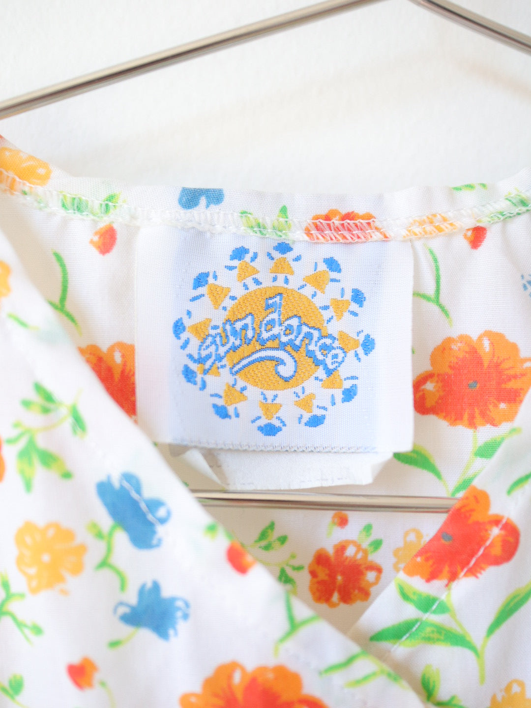 Vintage Poppy Flower Printed Summer Dress / 2-3T