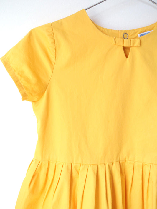 Pre-loved Jacadi Yellow Cotton Dress / 6-8Y