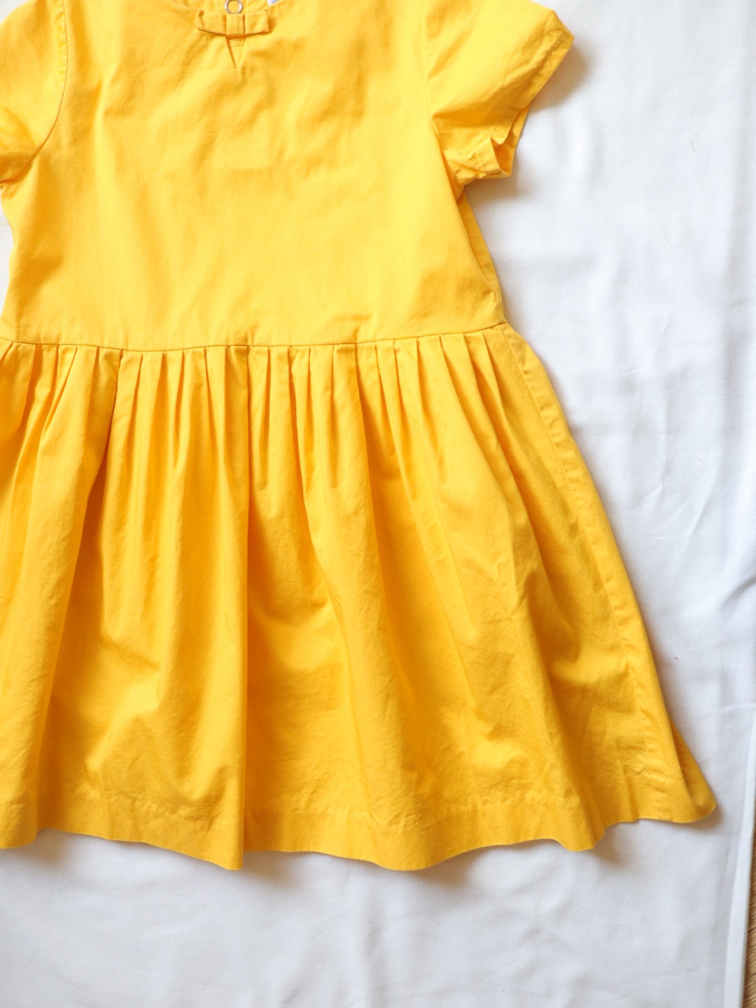 Pre-loved Jacadi Yellow Cotton Dress / 6-8Y