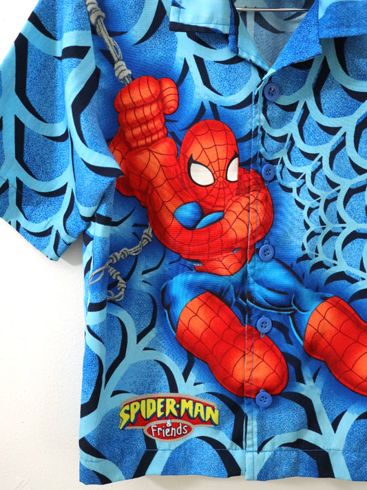 Y2K SPIDERMAN Kids Oversized Shirts / 4Y