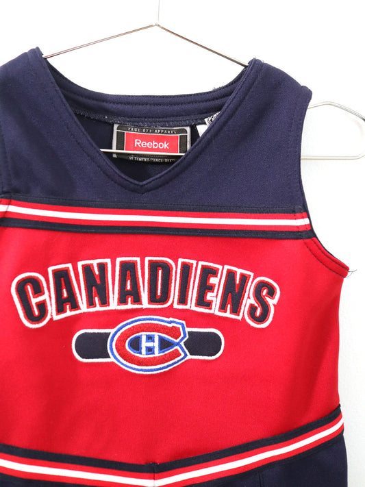 Reebok Montreal Canadians Navy & Red Cheer Dress / 12M