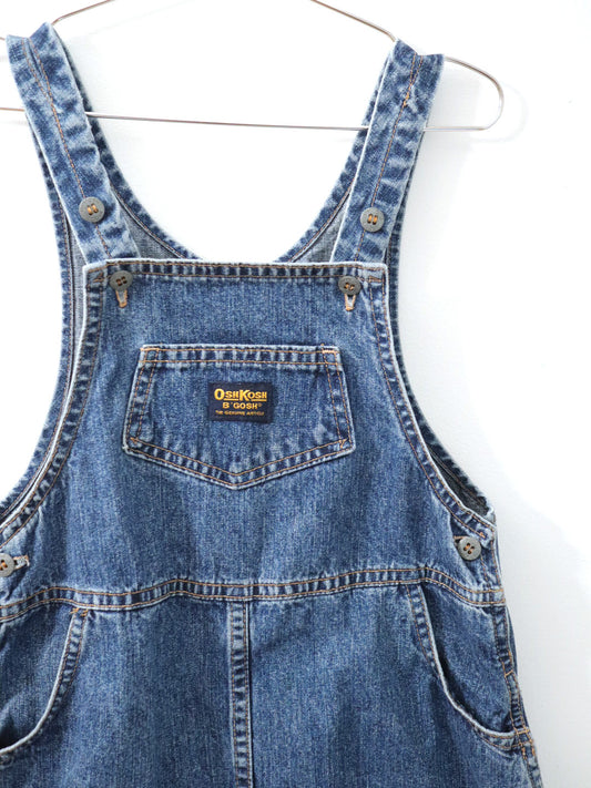 Vintage OSHKOSH Denim Overskirt Dress / 6Y+