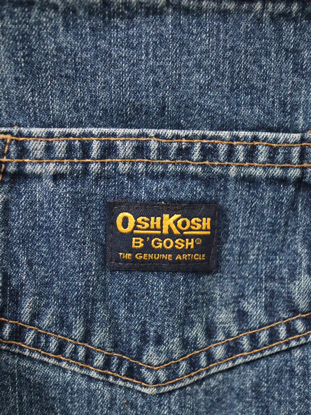Vintage OSHKOSH Denim Overskirt Dress / 6Y+