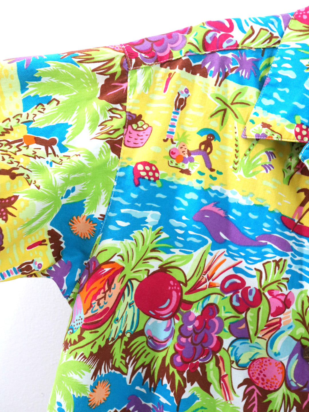 Vintage ESPRIT Kids Beach Print Multicolour Shirt / Youth M, 8-10Y