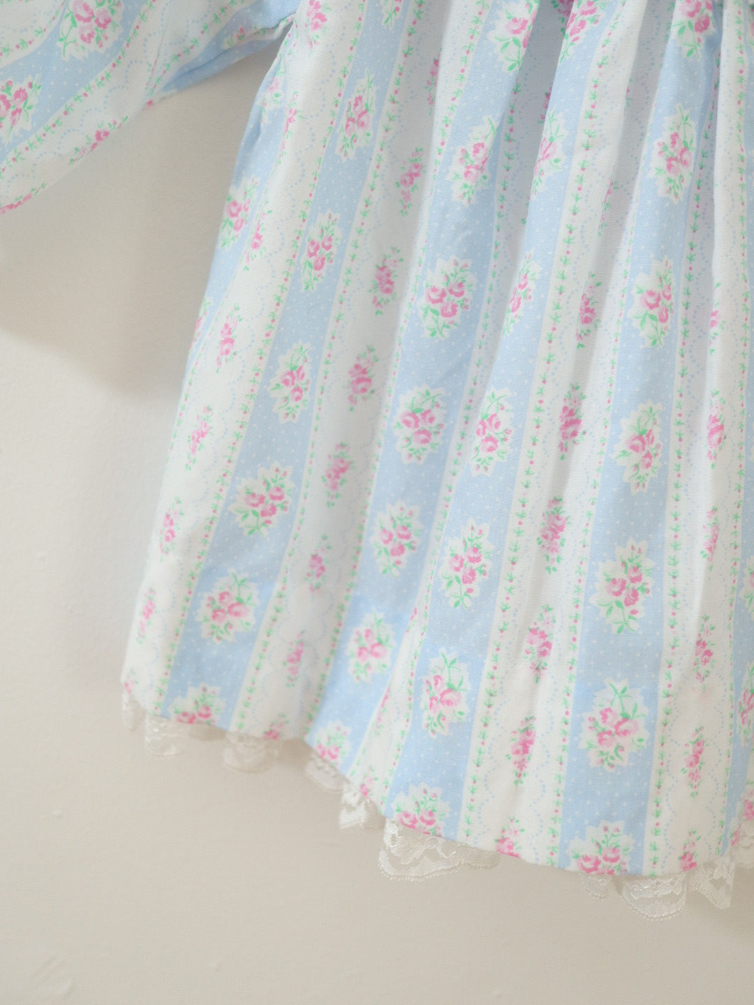 NWT! Vintage Blue Floral Baby Dress / 18M
