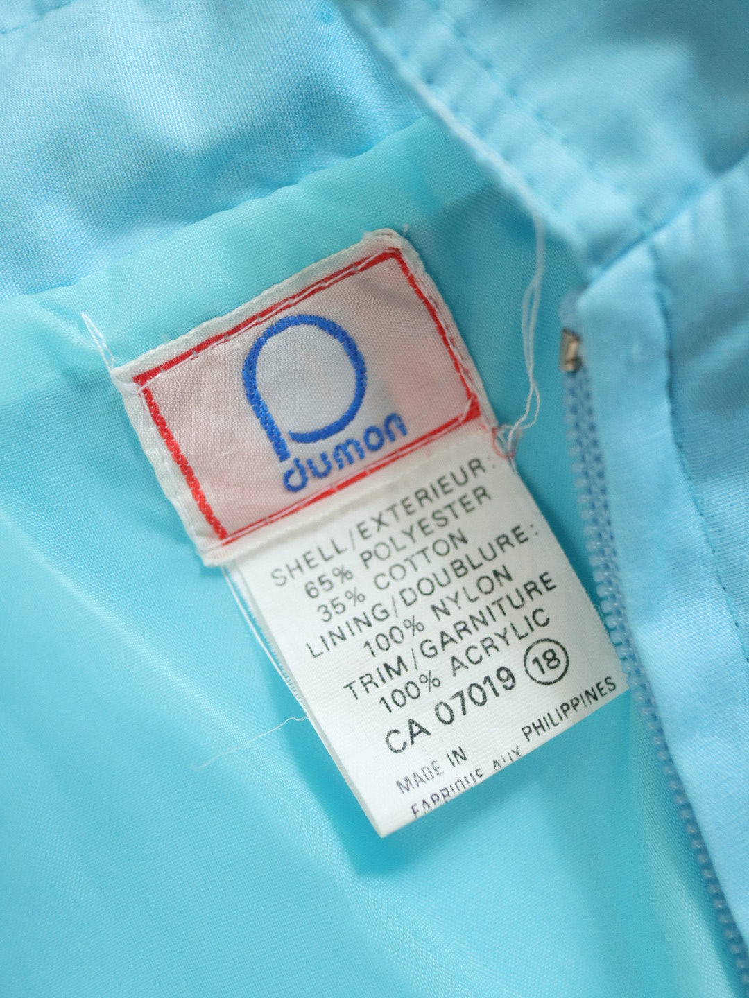 Vintage Light Blue Windbreaker Jacket / 18M