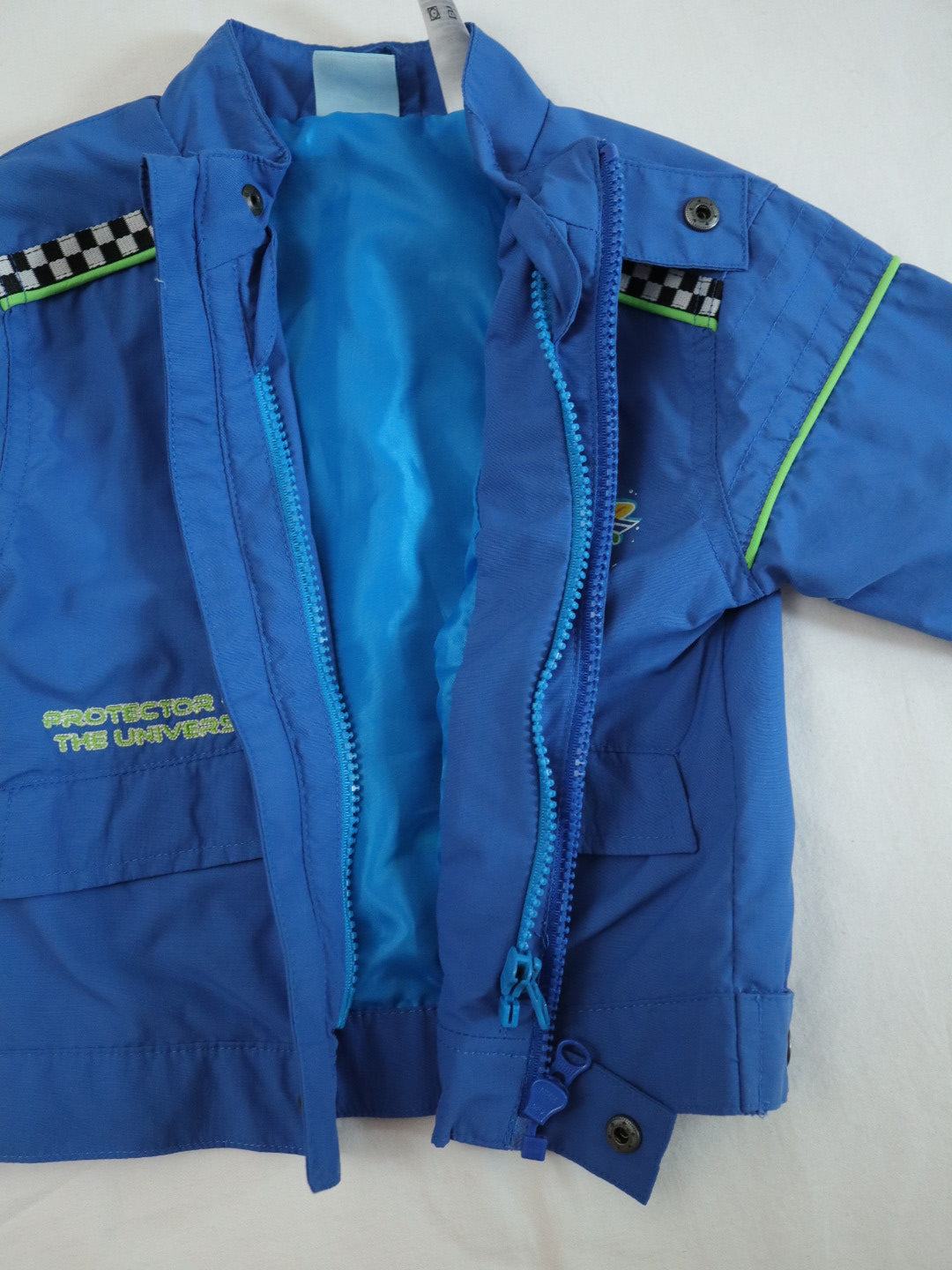 Y2K Disney TOY STORY Buzz Lightyear Blue Windbreaker Jacket / 12M