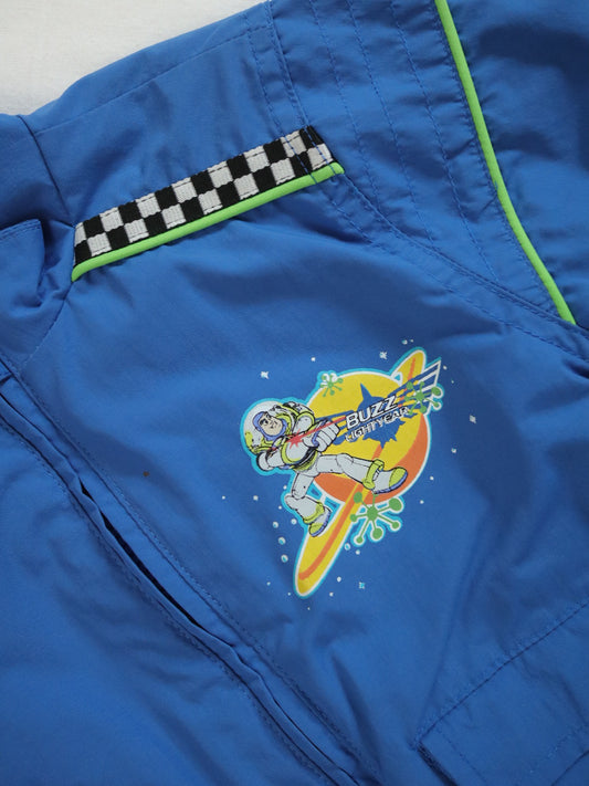 Y2K Disney TOY STORY Buzz Lightyear Blue Windbreaker Jacket / 12M