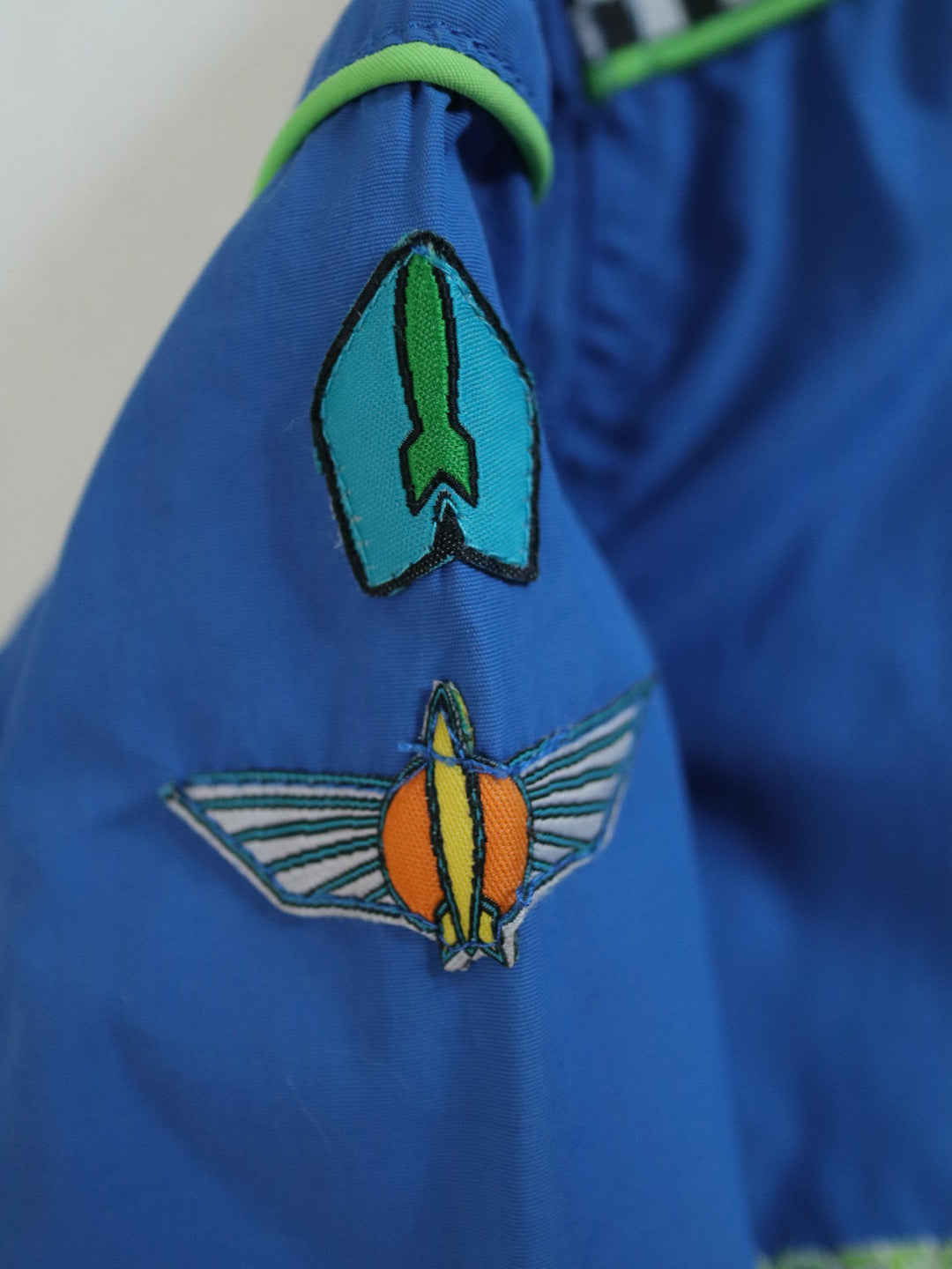 Y2K Disney TOY STORY Buzz Lightyear Blue Windbreaker Jacket / 12M