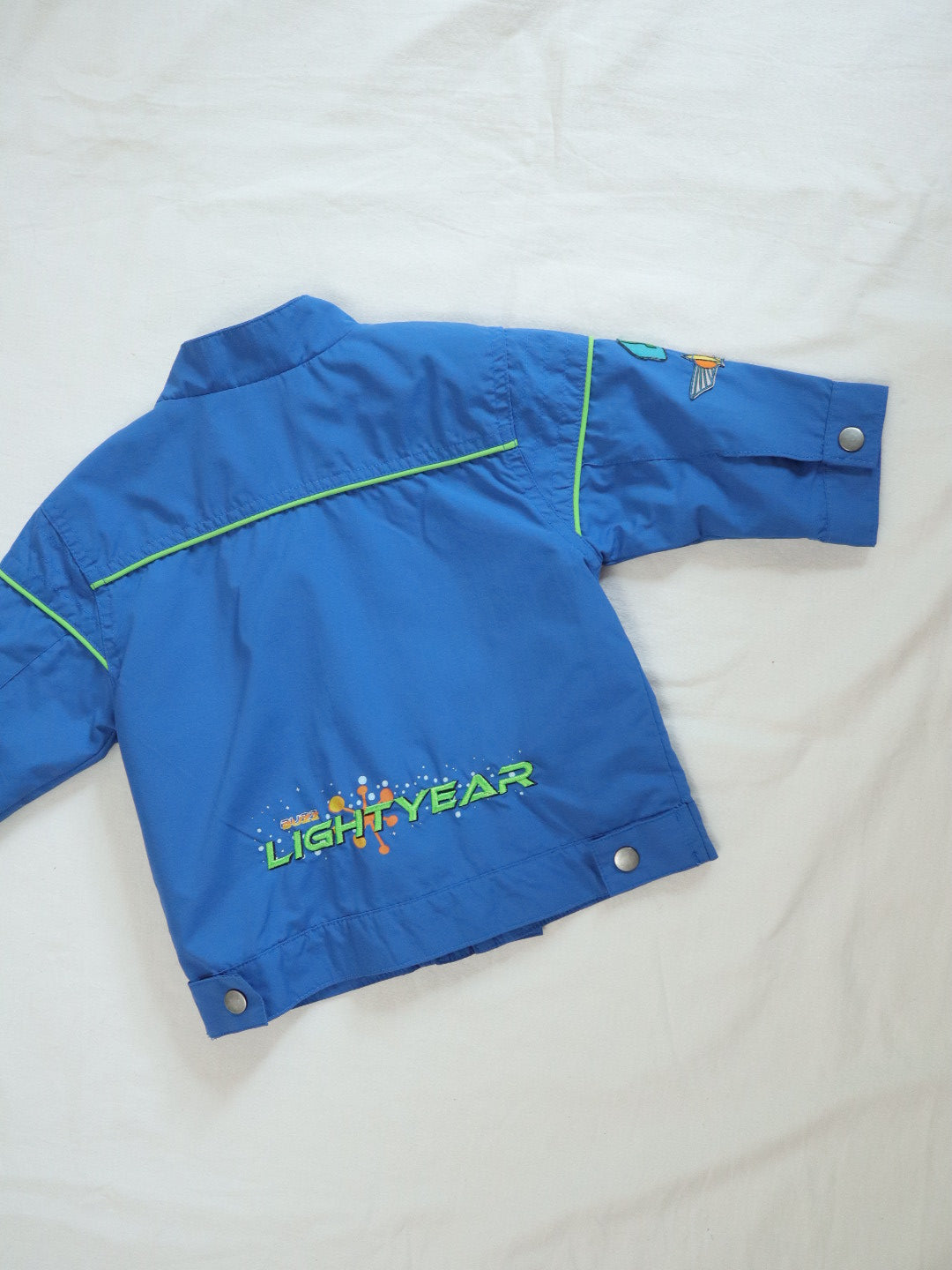 Y2K Disney TOY STORY Buzz Lightyear Blue Windbreaker Jacket / 12M