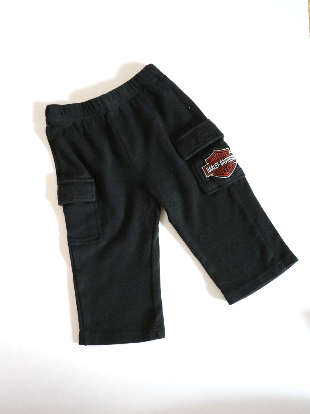 Harley Davidson Cotton Onesie + Pants Outfit SET / 12M