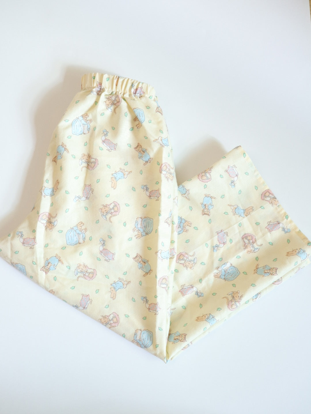 Peter Rabbits Print Yellow Lounge Pants / 5-6Y