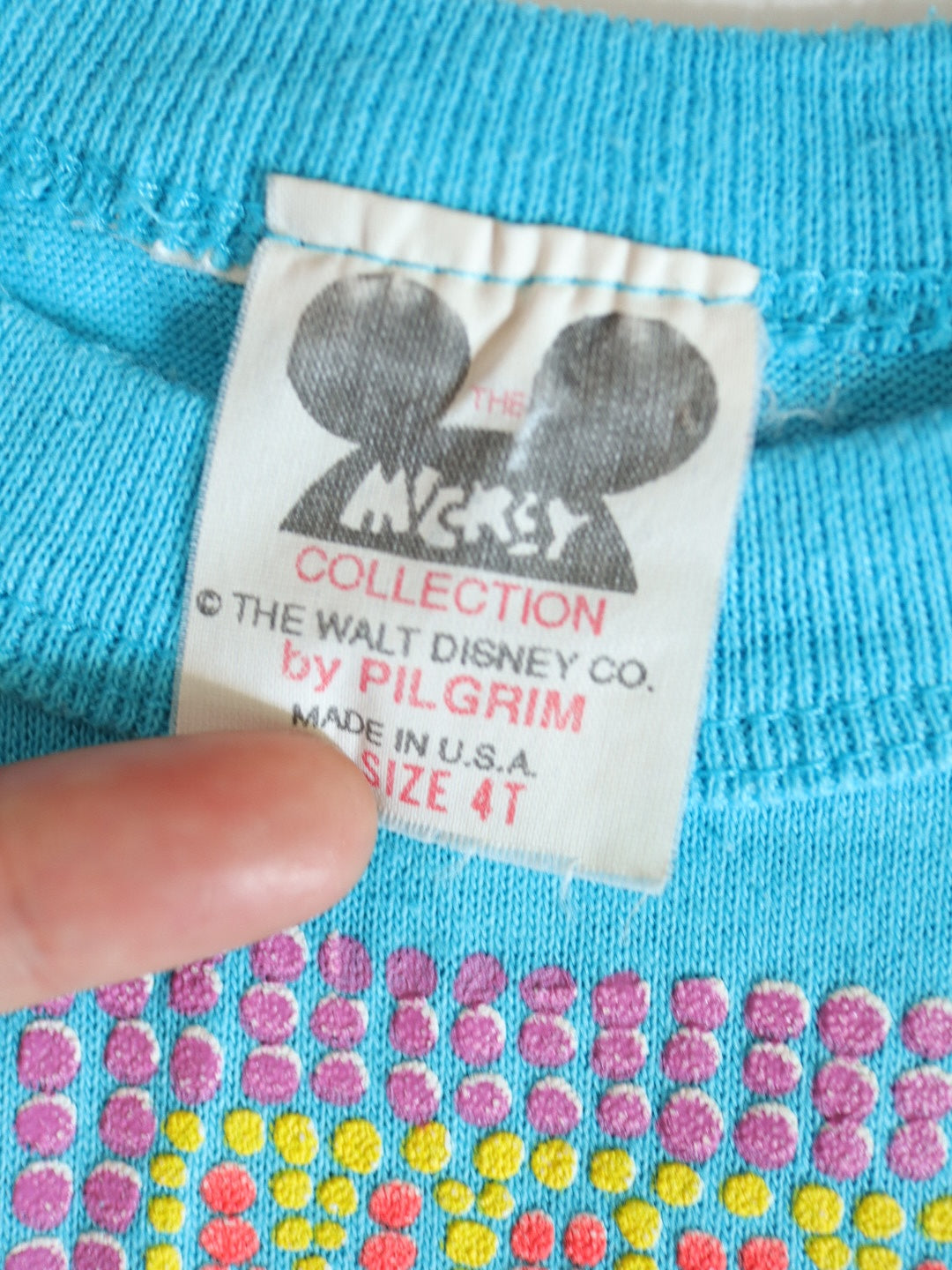 Vintage Disney Mickey 24 MARATHON Tee / 3-4Y