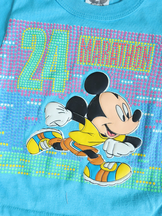 Vintage Disney Mickey 24 MARATHON Tee / 3-4Y