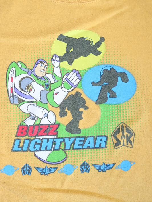 Y2K TOY STORY Buzz Lightyear Yellow Tee / 6-8Y, 6X
