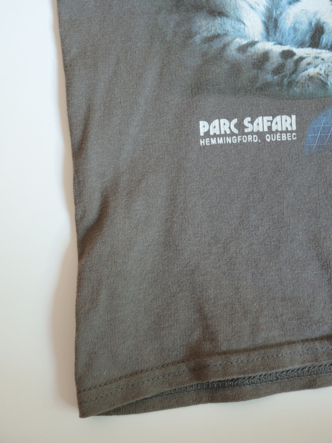 Retro Safari Animal Tigers Print Tee / 8-10Y