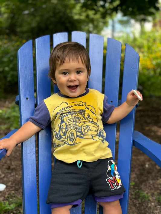 Vintage Disney Baby Mickey Cotton Shorts / 12M
