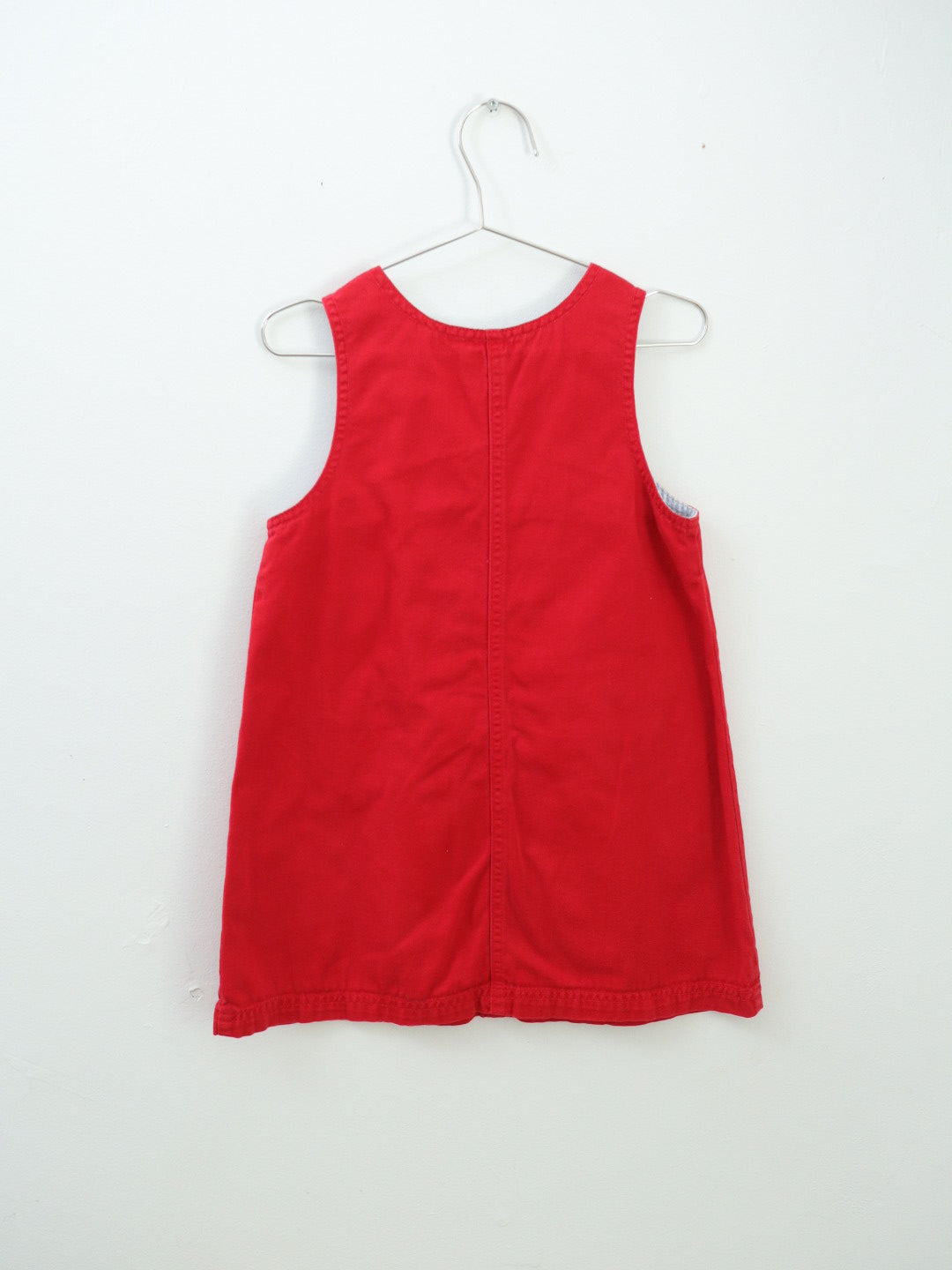 Y2K Tommy Hilfiger Red Jumper Dress / 4-5Y