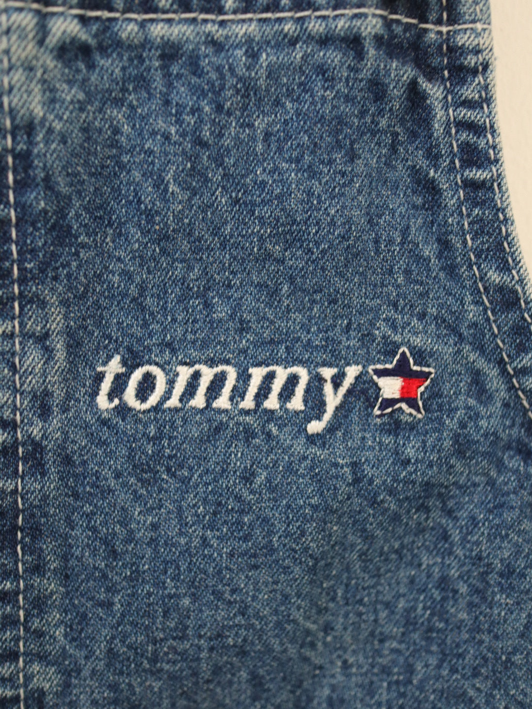 Vintage Tommy Hilfiger Denim Overall Dress / 8-10Y, Youth M