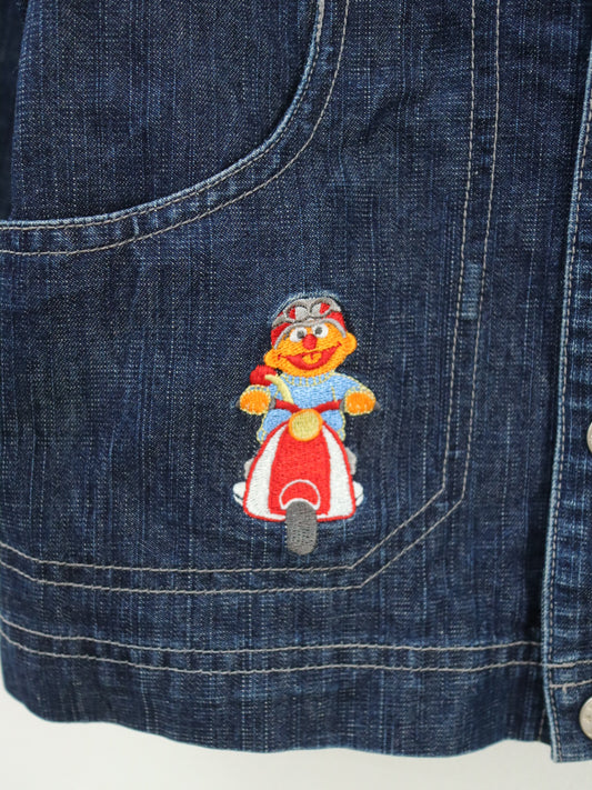Y2K Sesame Street Ernie Denim Jacket / 5Y
