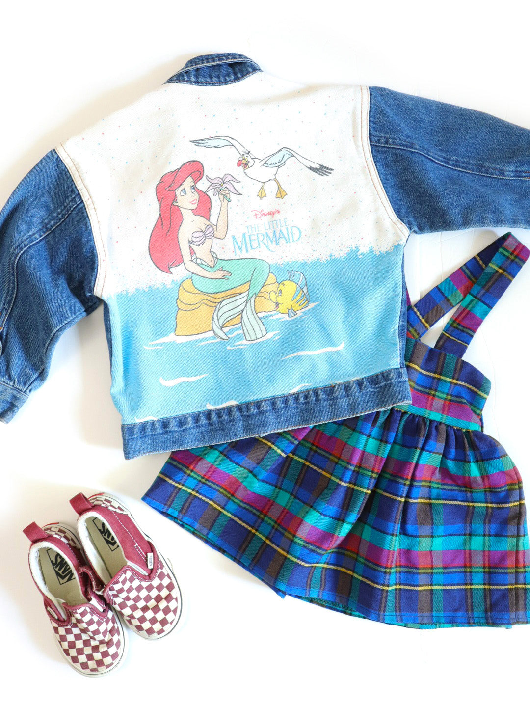 Vintage Disney The Little Mermaid Denim Jacket / 2Y
