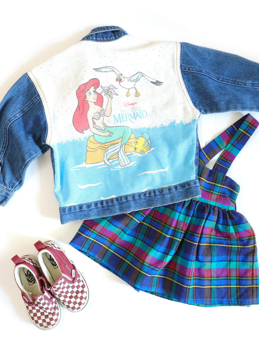 Vintage Disney The Little Mermaid Denim Jacket / 2Y