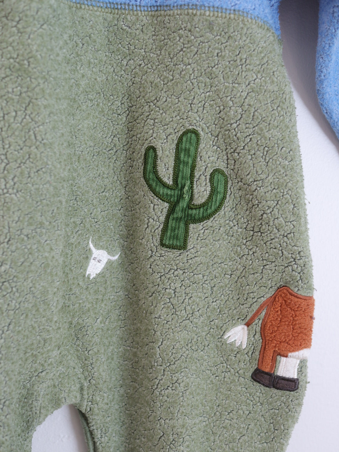 Retro Cow, Horse & Cactus Baby Romper / 12-18M