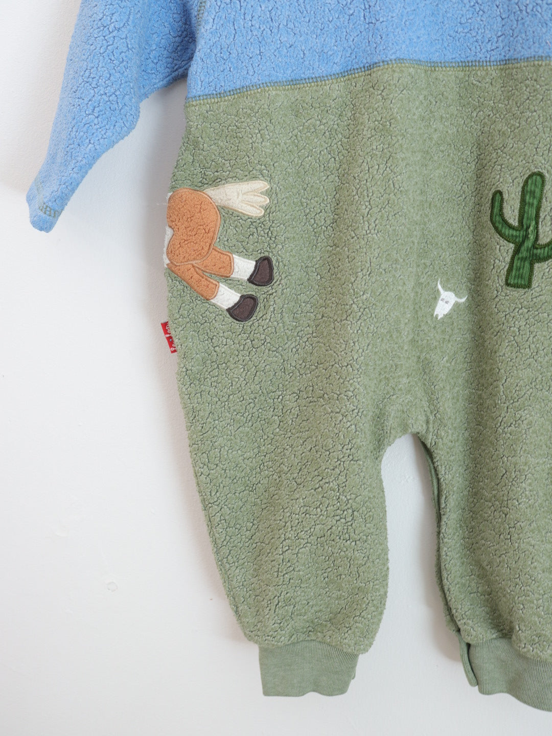 Retro Cow, Horse & Cactus Baby Romper / 12-18M