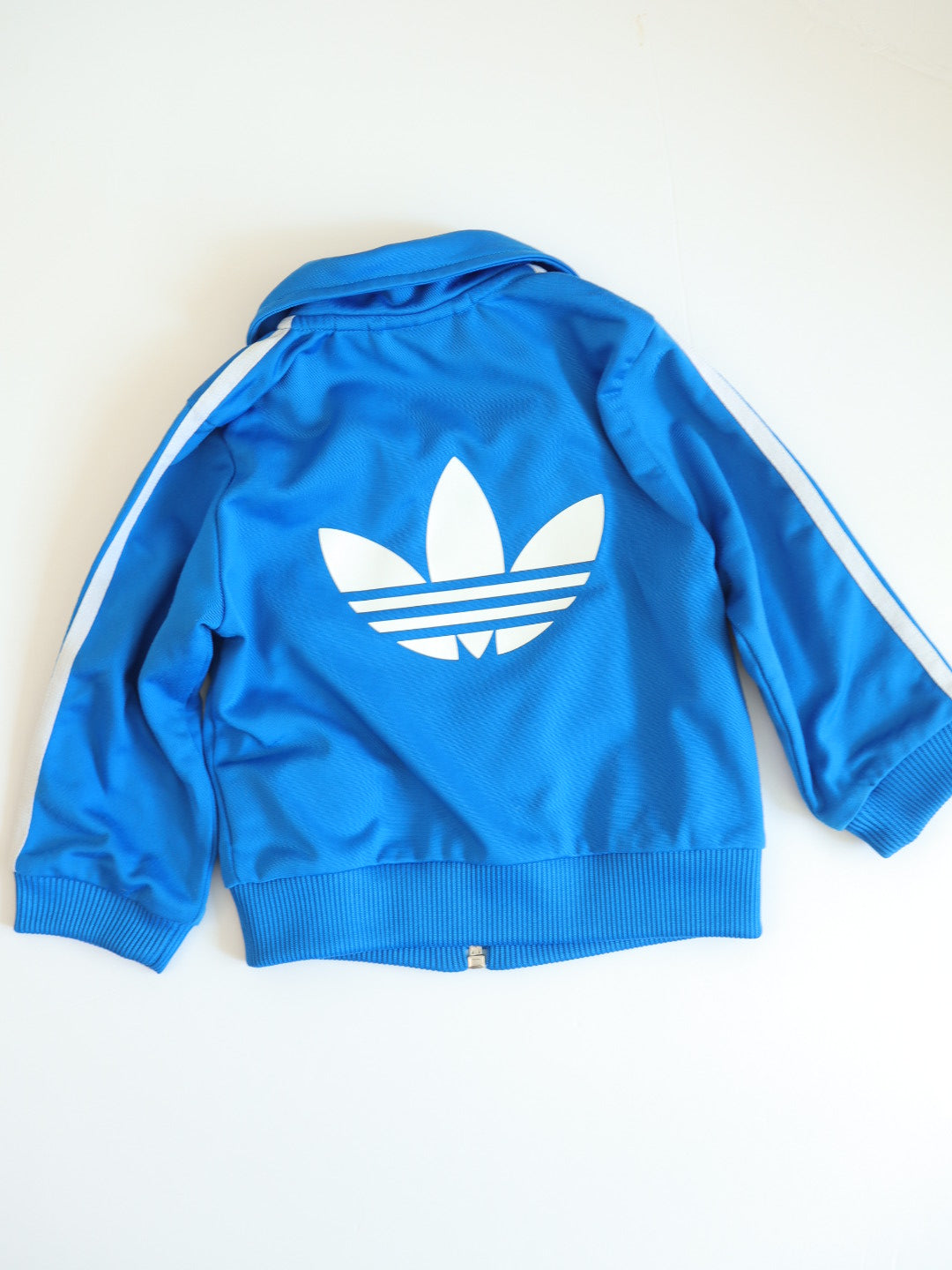 Adidas Trefoil Blue Zip Up Track Jacket / 12-18M