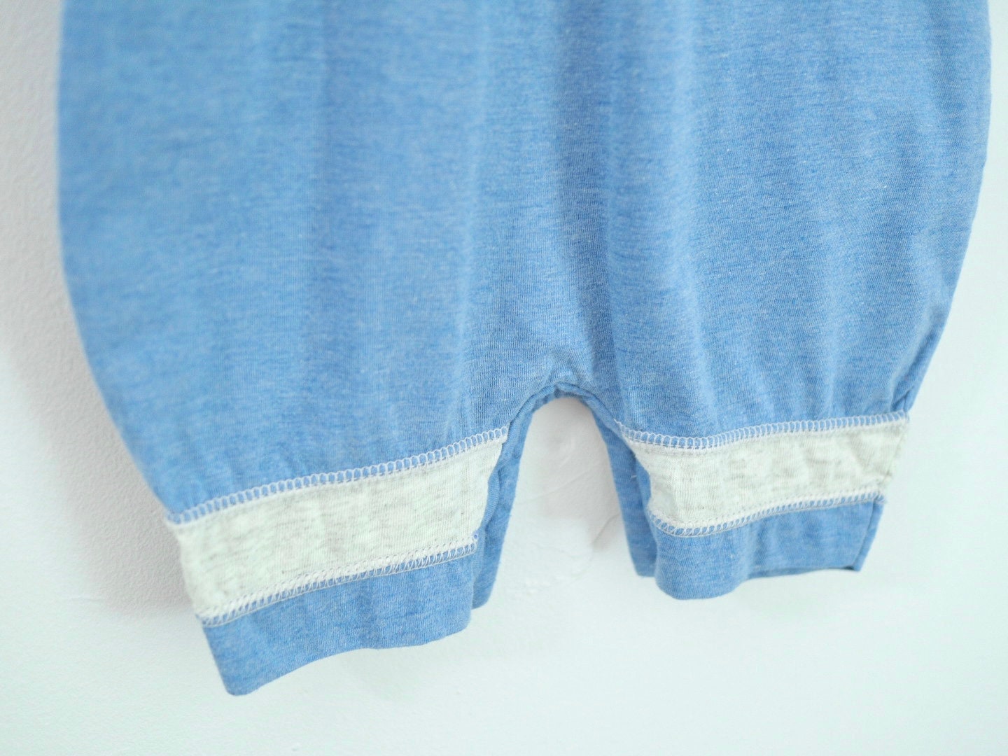 Vintage Baseball TEAM Blue Baby Romper Tee / 6-9M