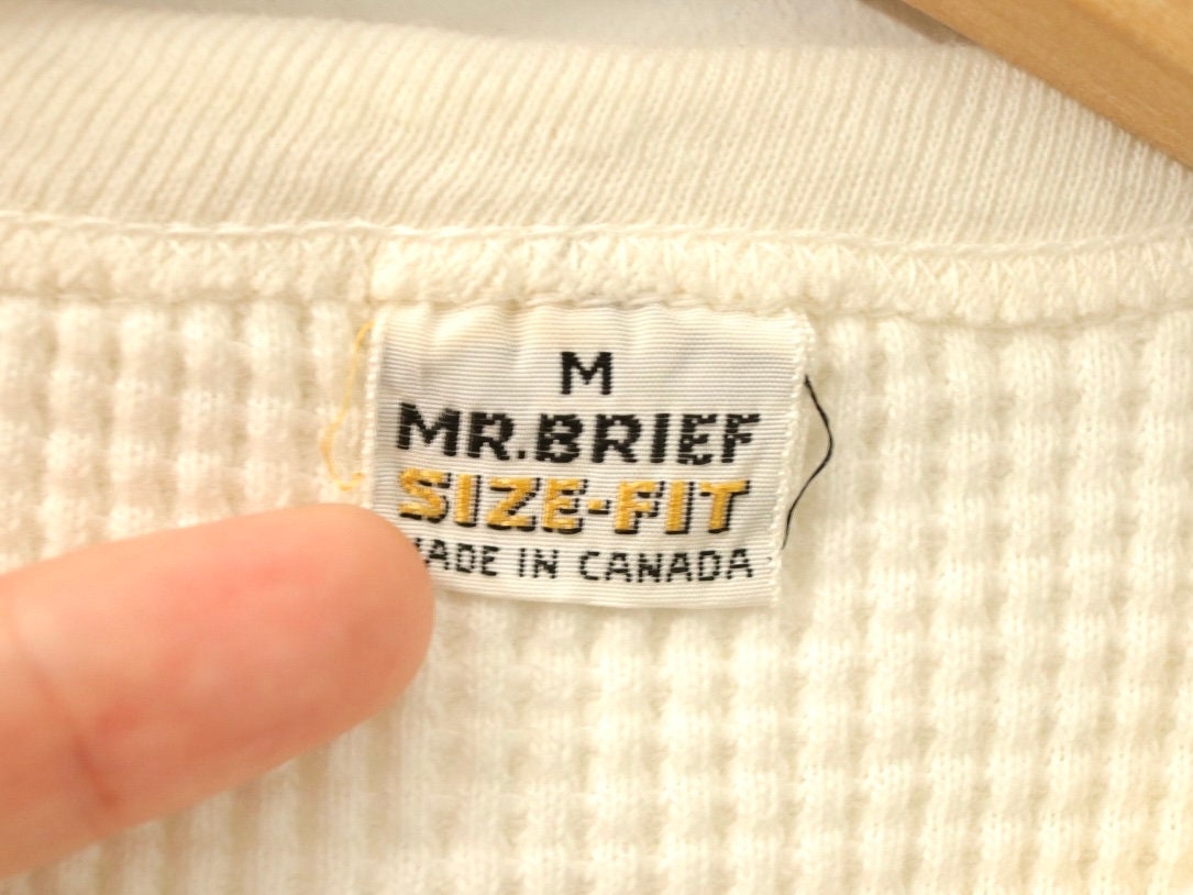 Vintage Kids White Waffle Tee Dress / Made in Canada / Size 4-6Y