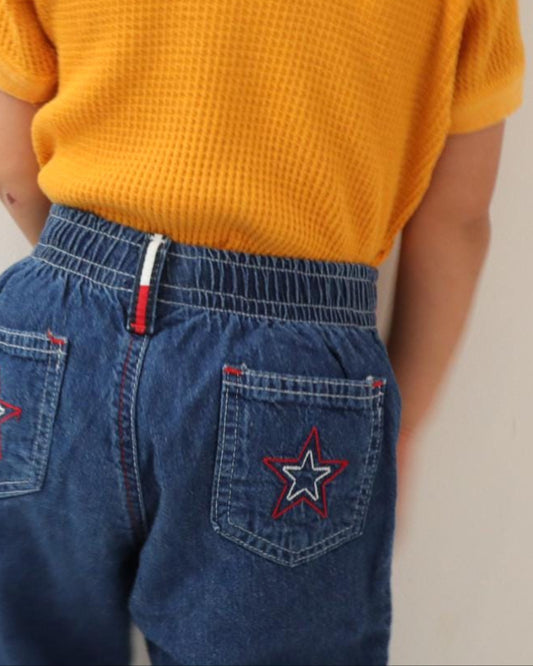 Vintage Kids Tommy Hilfiger Flare Denim Jeans / Made in Canada / Size 4T