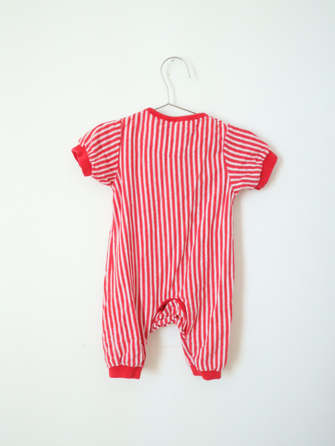 Vintage Disney Winnie The Pooh Red Stripe Rompers / 3-6M
