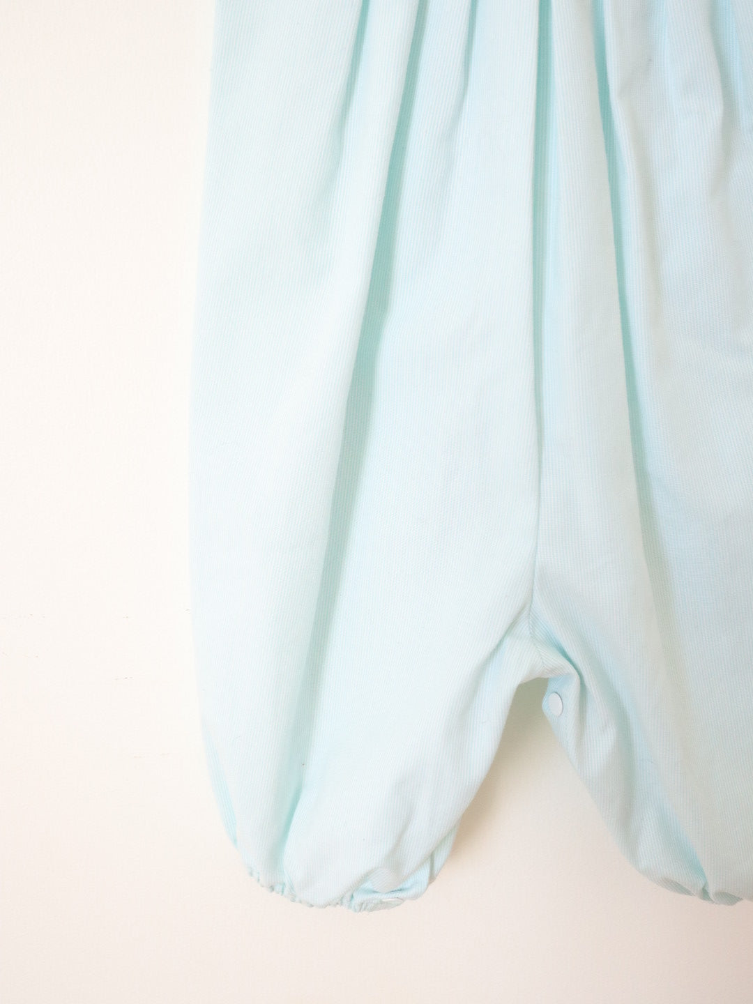 Vintage Baby Blue 3 Bows Rompers / 9-12M