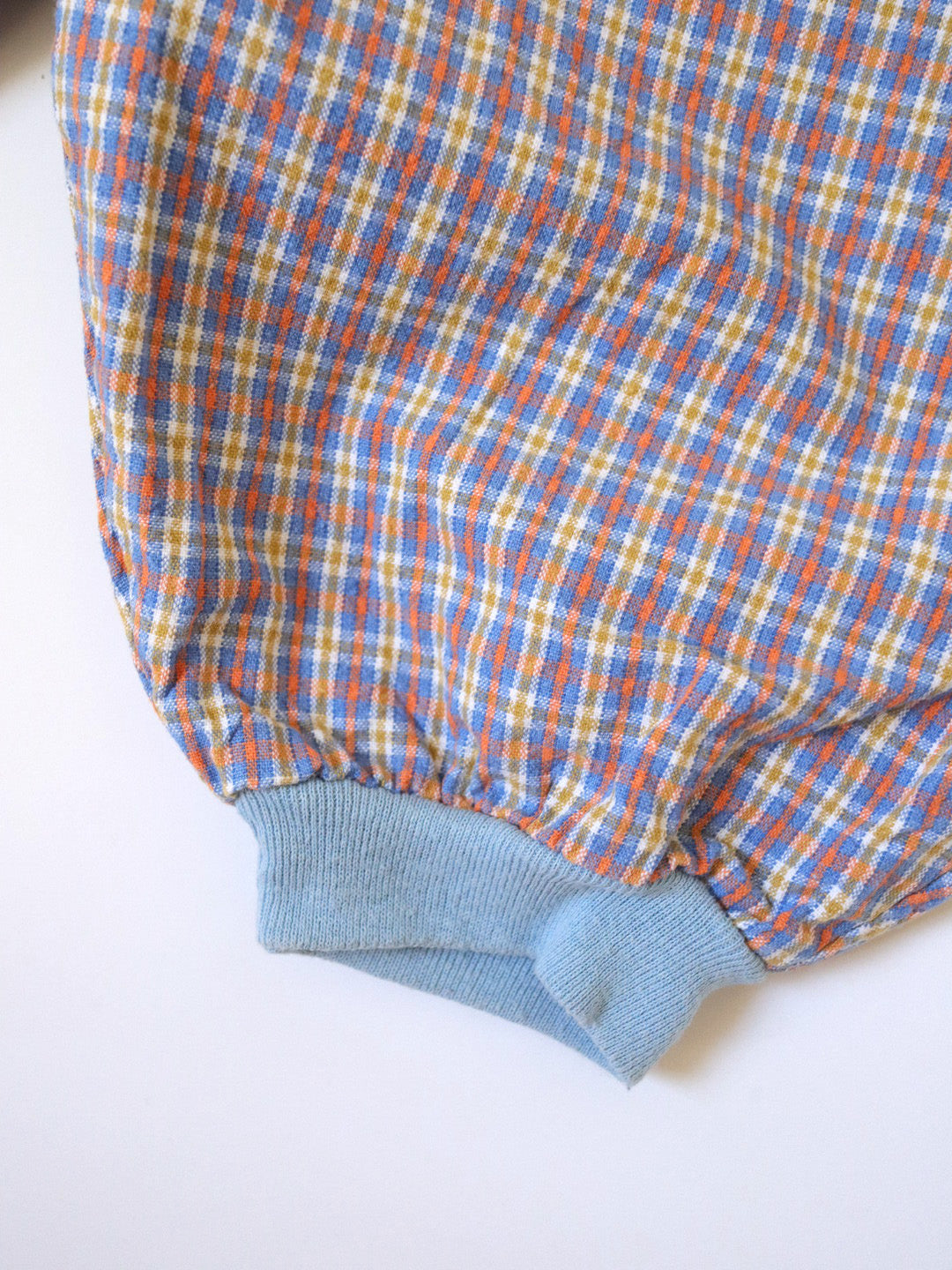 Vintage Cotton Plaid Bubble Pants / 18M