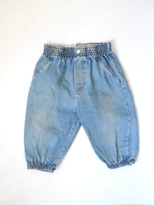 Vintage Light Weight Denim Bubble Pants / 18-24M