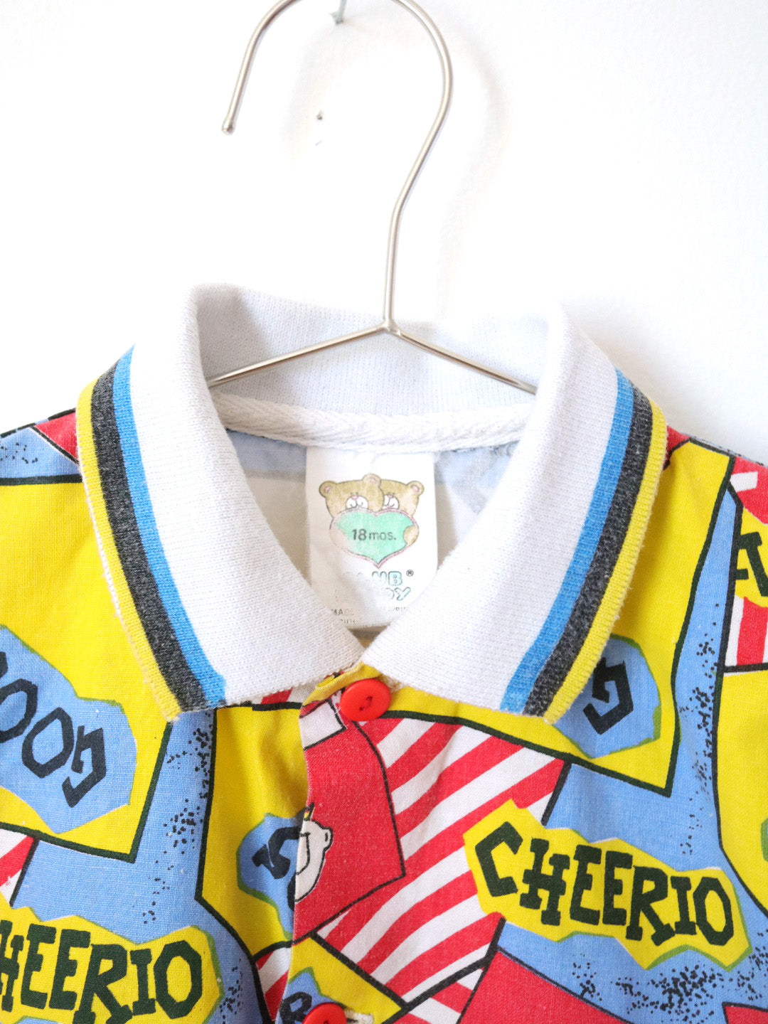Vintage "Good Bye - Adios - Ciao" Short Sleeve Shirt / 18-24M