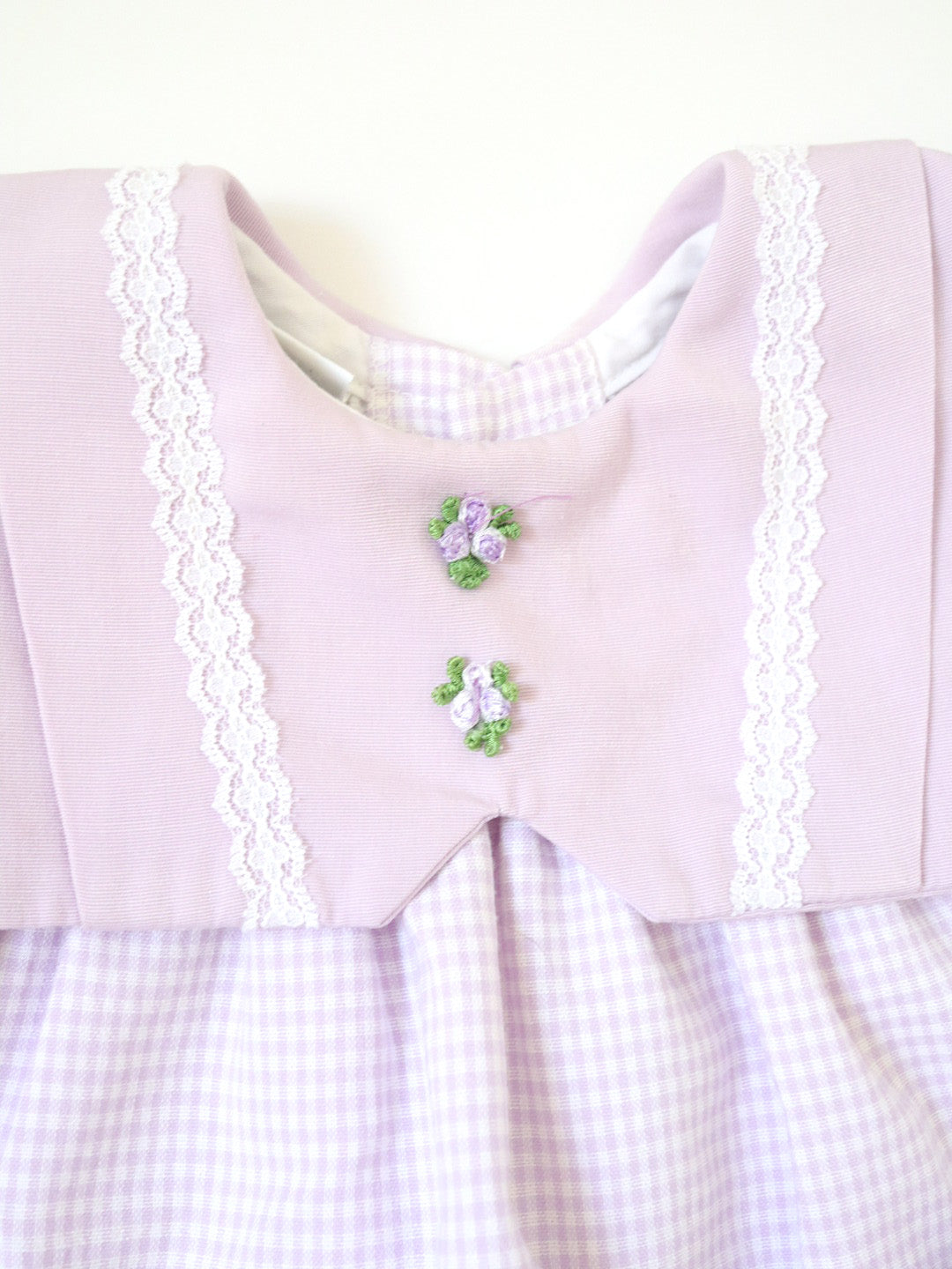 Vintage Purple Baby Top + Pants Outfit SET / 12M