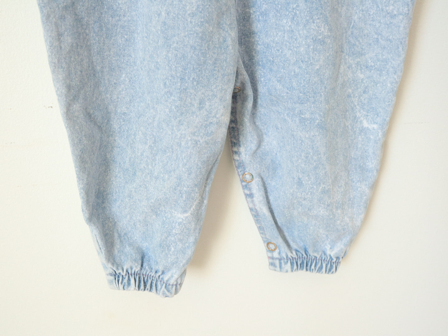 Vintage Washed Denim Light Weight Cotton Overall / 18M