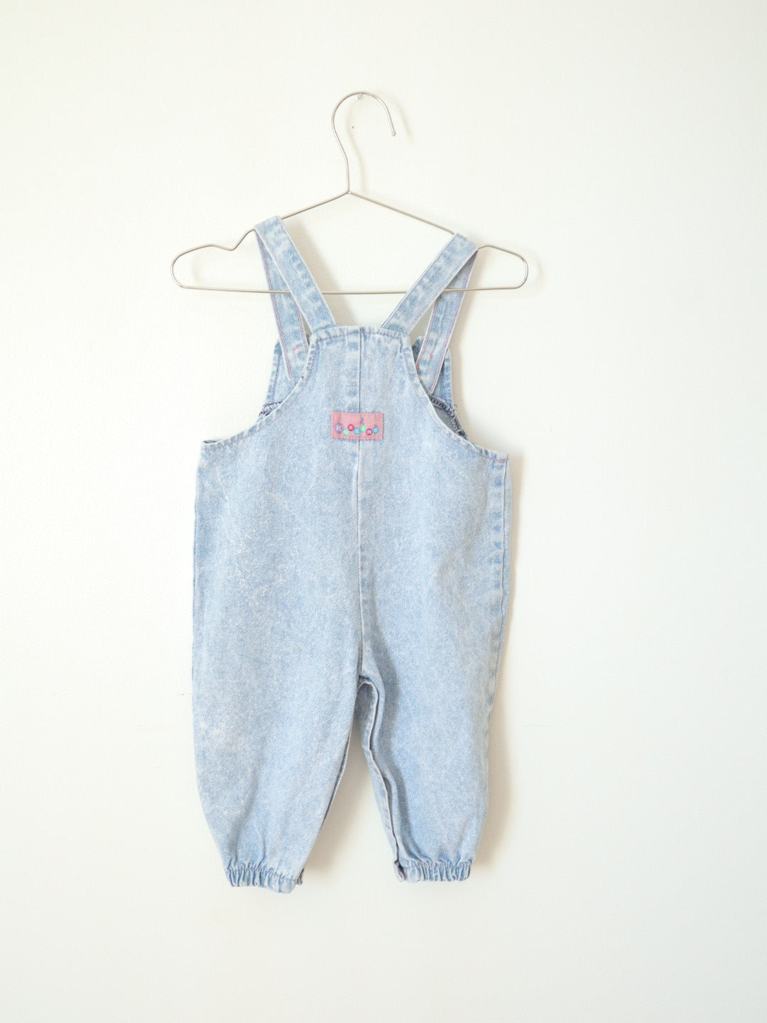 Vintage Washed Denim Light Weight Cotton Overall / 18M