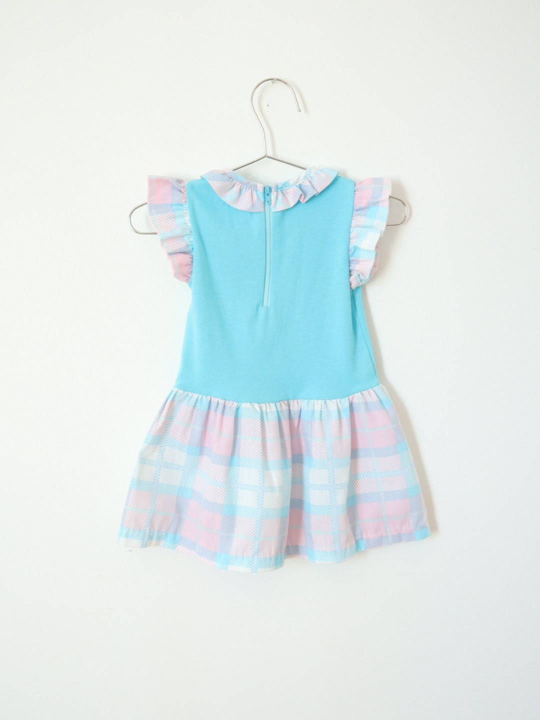 Vintage Sheep Applique Frilled Sleeve Dress / 2T