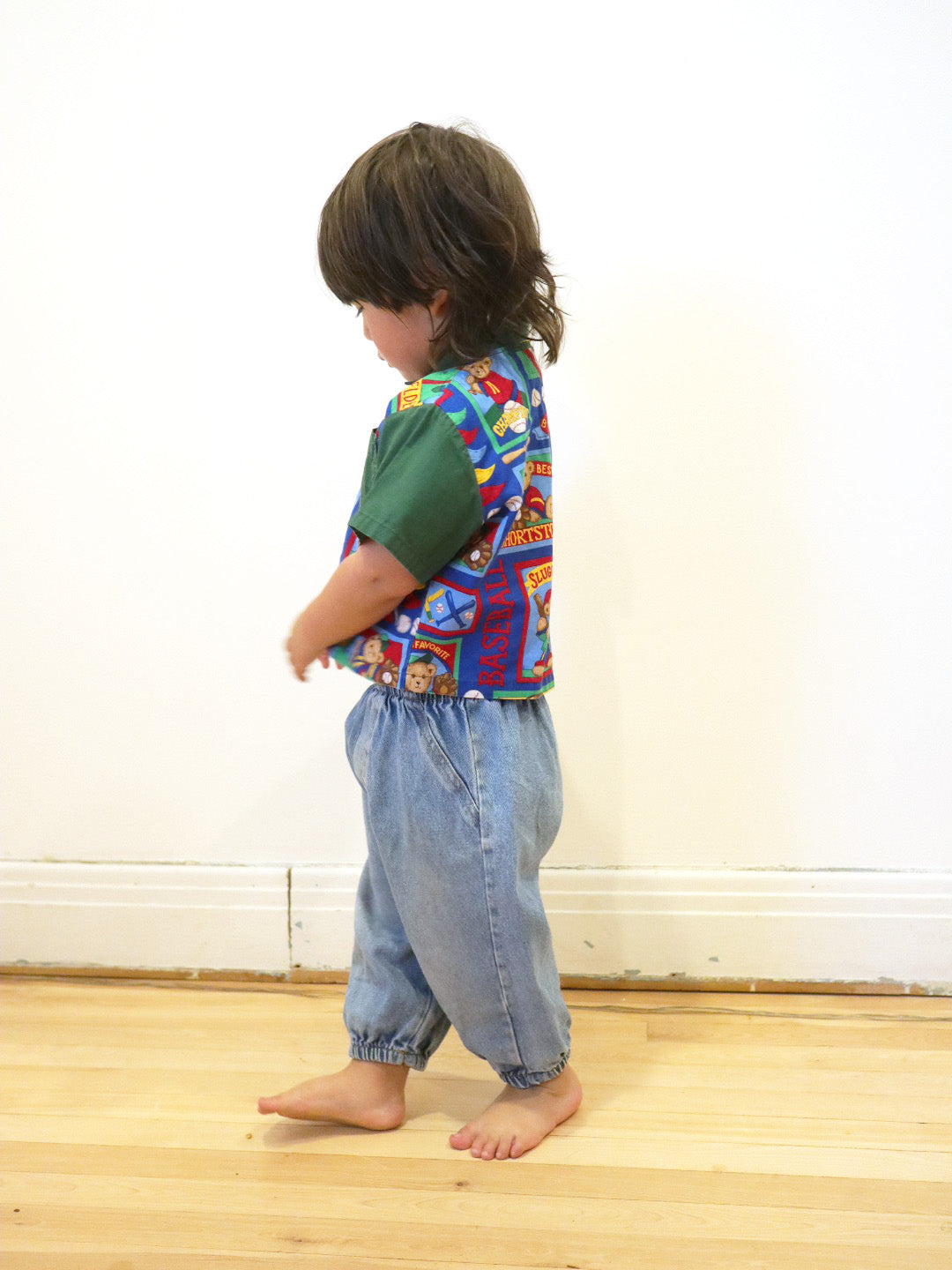 Vintage Light Weight Denim Bubble Pants / 18-24M