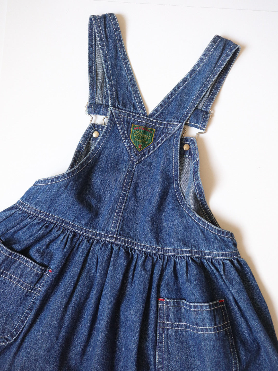 Vintage Classic GAP Denim Baby Overall Dress / 4-5Y