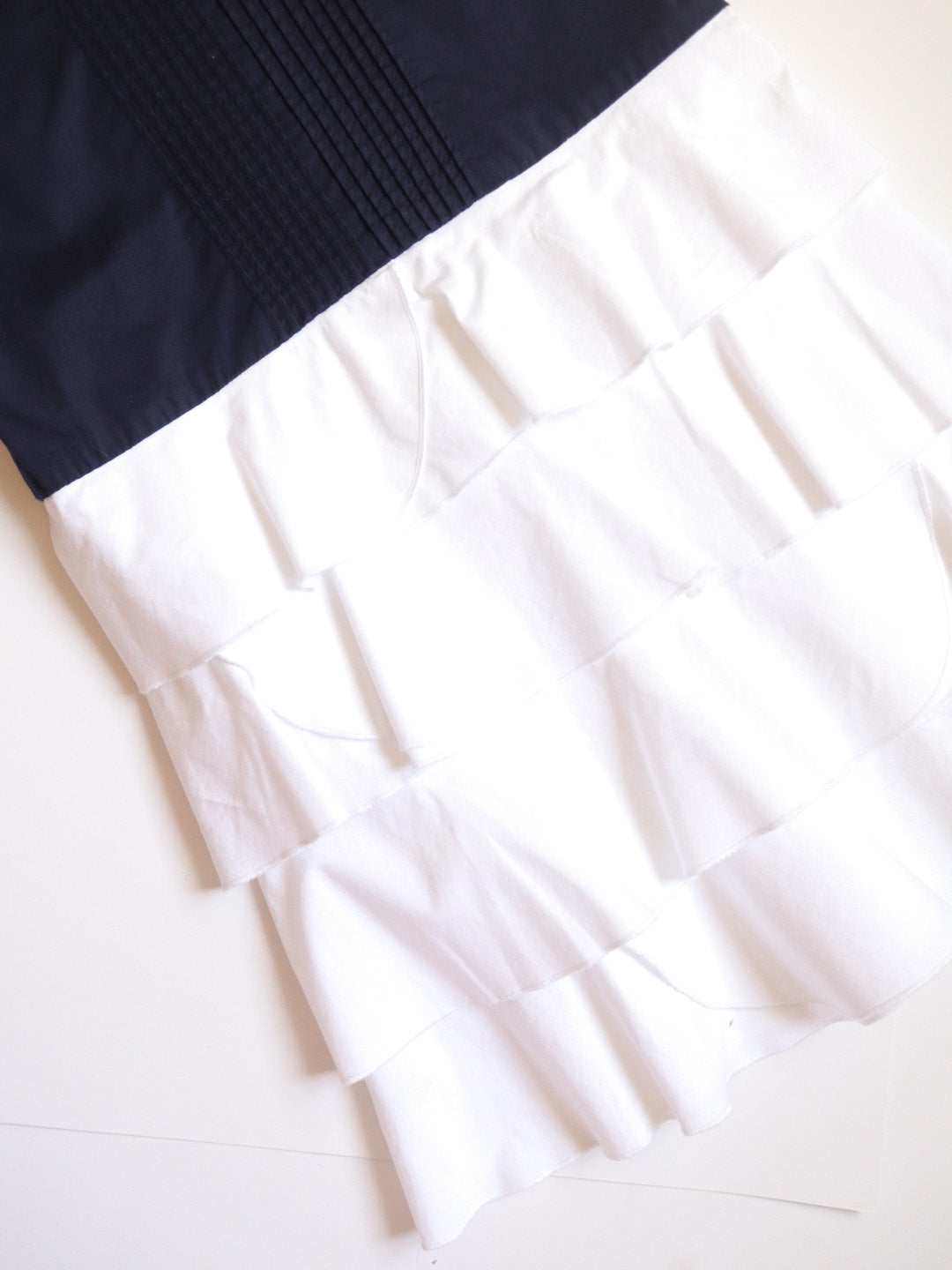 Pre-loved Jacadi Paris Navy White Classic Dress / 8Y
