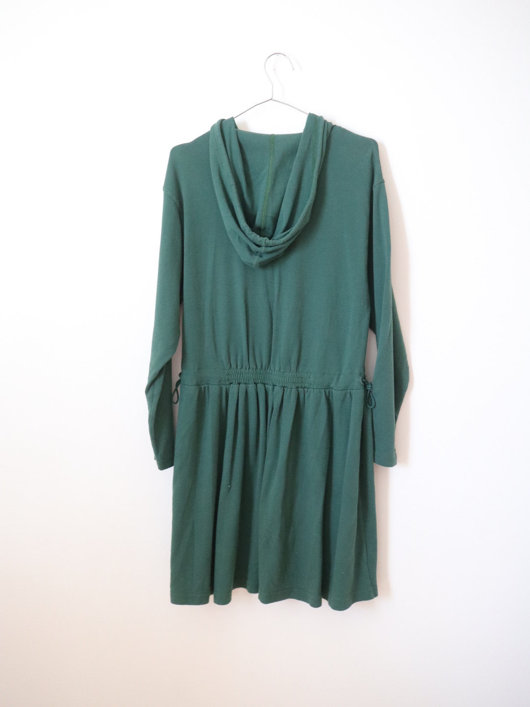 Vintage MEXX Green Hooded Jersey Soft Cotton Dress / 12Y+, Women's S-M