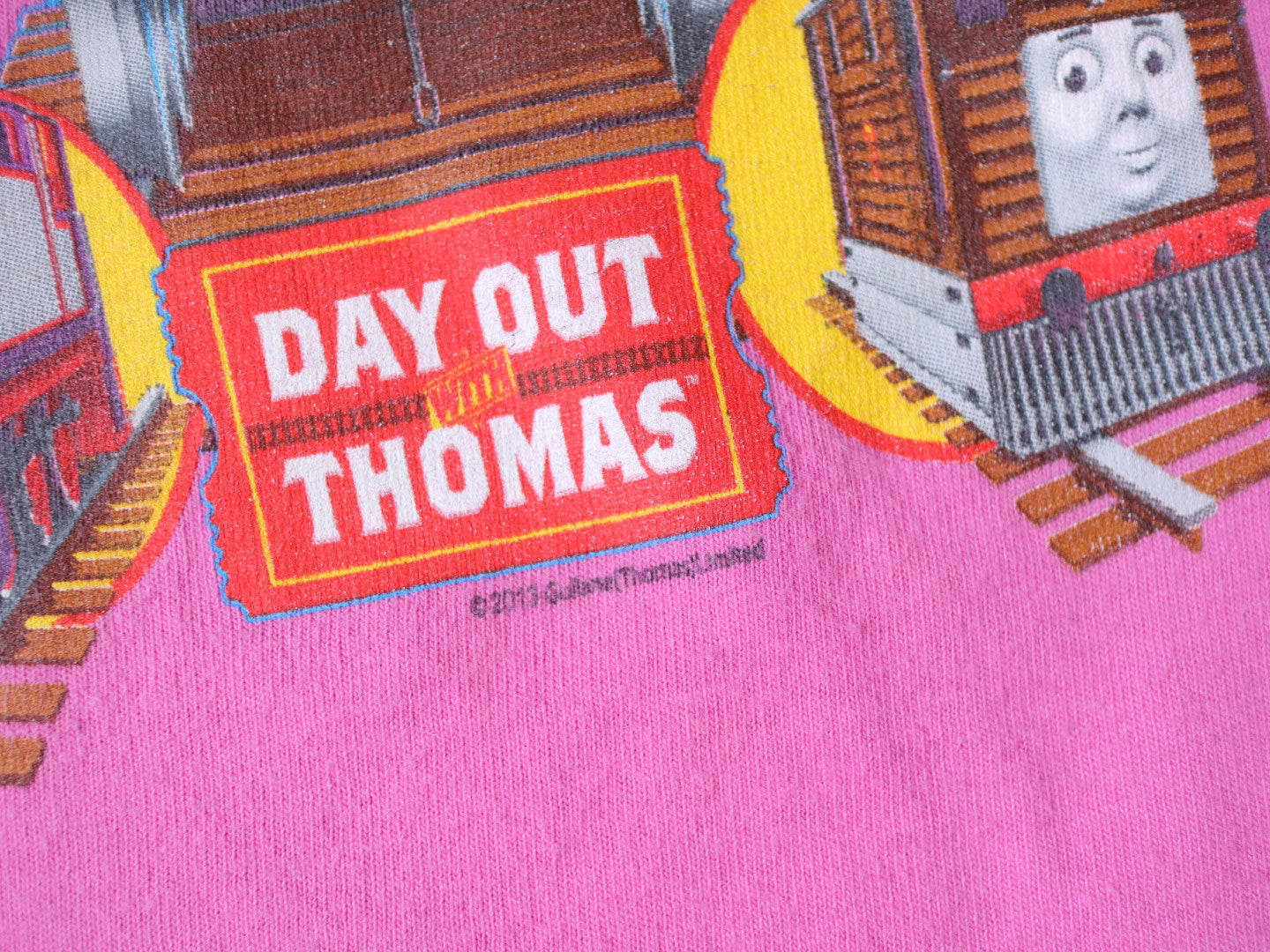 Retro Pink Thomas the Tank Engine Train T-Shirt / 2-3T