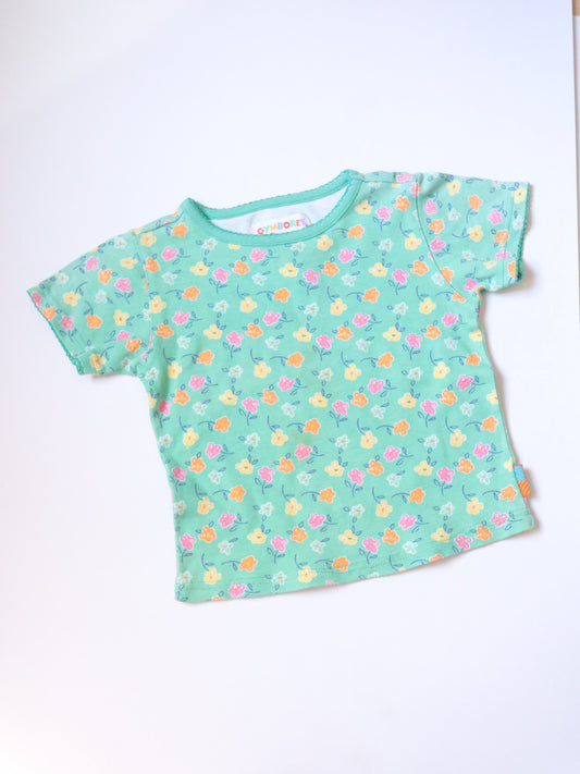 Vintage GYMBOREE Green Floral T-Shirt / 2-3T