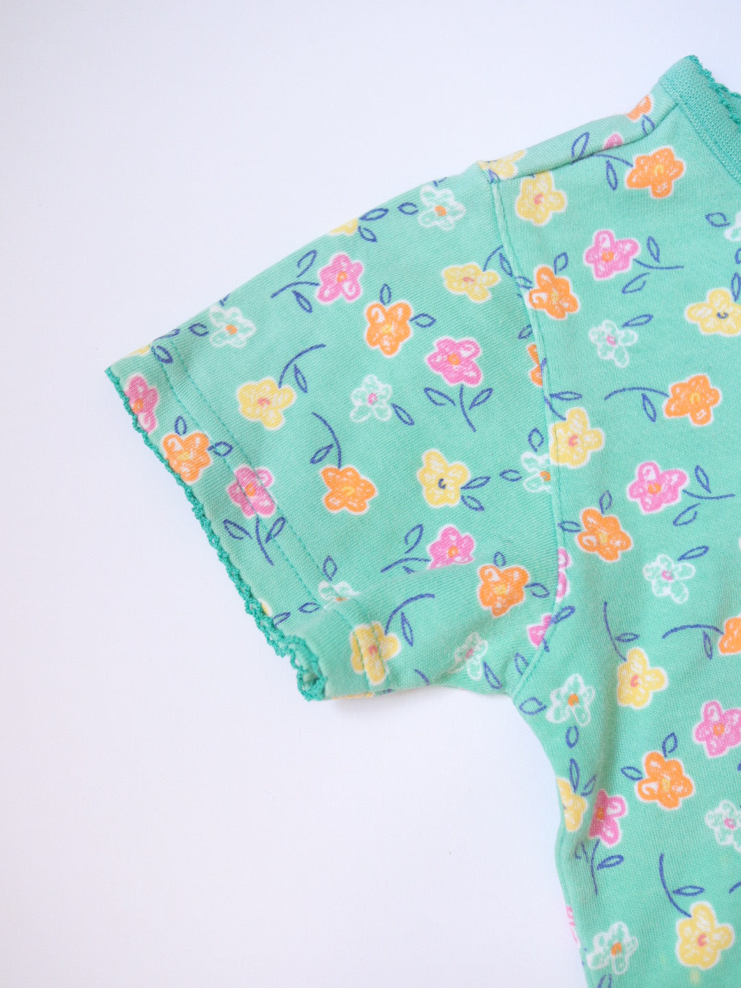 Vintage GYMBOREE Green Floral T-Shirt / 2-3T