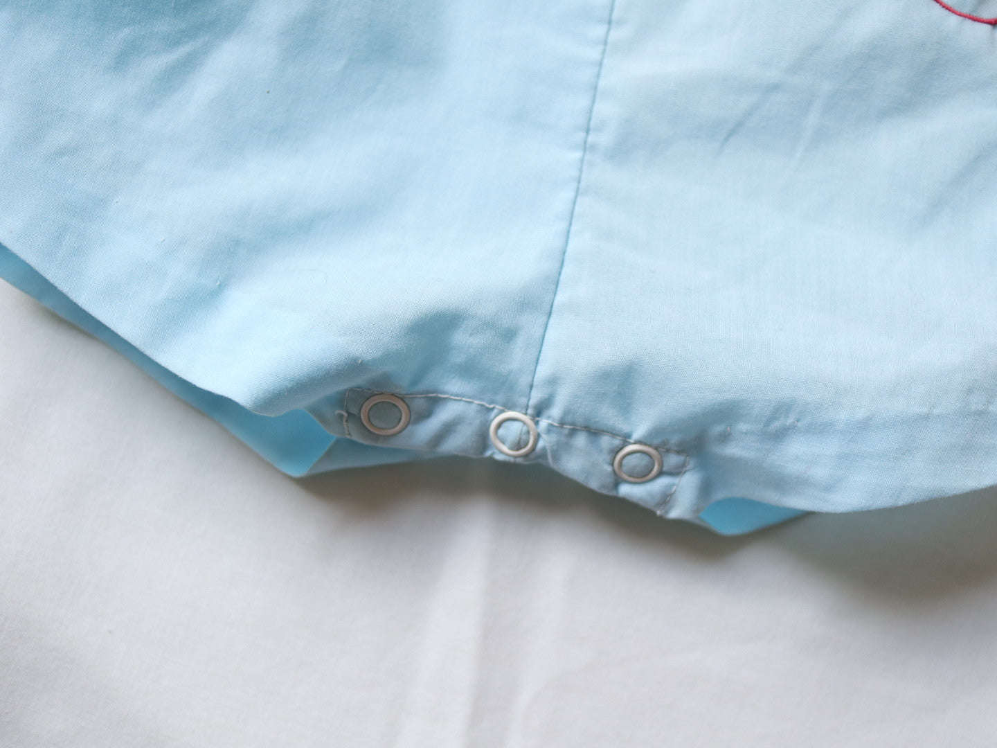 Vintage Elephant Face Baby Summer Romper / 6-9M